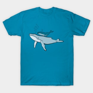 Whale Mom and Calf T-Shirt